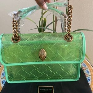 Kurt Geiger London Kensington Large Vinyl Shoulder Bag